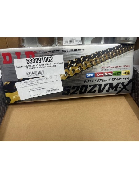 Kit Trasmissione DID 101818 per Ducati Hypermotard 950 SP dal 2019 al 2024