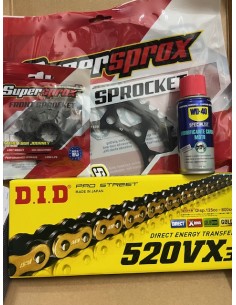 Kit Trasmissione DID 100002 per Honda	CTX N 700 dal 2014 al 2016 2