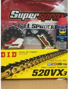 Kit trasmissione DID 101542 per Honda NC S 750 dal 2014 al 2015 2