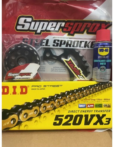 Kit trasmissione DID 101542 per Honda NC S 750 dal 2014 al 2015