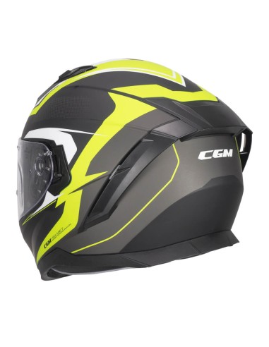 Casco integrale CGM 311G BLAST SPORT Nero Giallo fluo opaco 311G-ALV-19