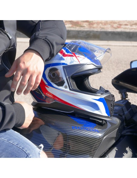 Casco integrale CGM 311G BLAST SPORT Bianco Blu 311G-ALV-79