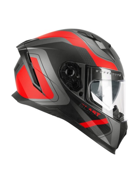 Casco integrale CGM 311R BLAST RACE Antracite Rosso opaco 311R-ALV-03