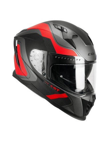 Casco integrale CGM 311R BLAST RACE Antracite Rosso opaco 311R-ALV-03