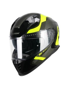 Casco integrale CGM 311R BLAST RACE Nero Giallo fluo 311R-ALV-93 2