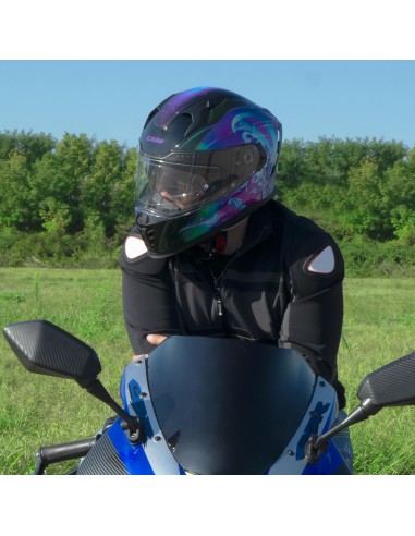 Casco integrale CGM 311S BLAST JELLY Nero Viola 311S-ALV-83