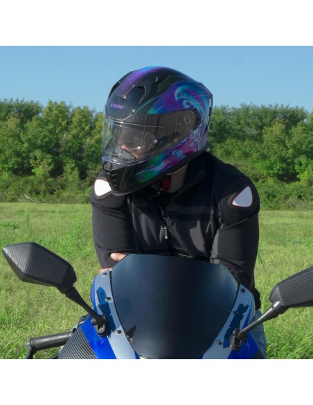 Casco integrale CGM 311S BLAST JELLY Nero Viola 311S-ALV-83