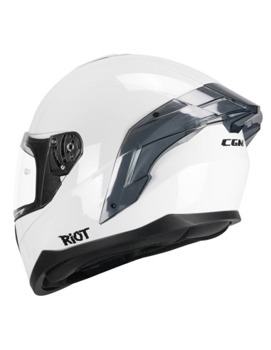Casco integrale CGM 330A RIOT MONO Bianco 330A-ALA-14