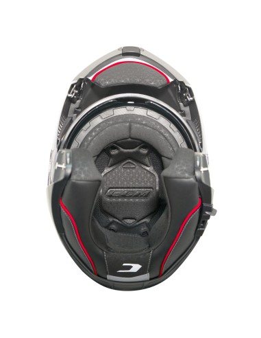 Casco modulare CGM 560G MAD RIDE Nero Rosso opaco