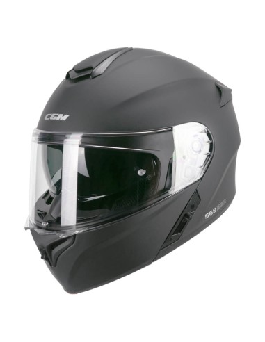 Casco Modulare CGM 568A BER MONO Nero opaco