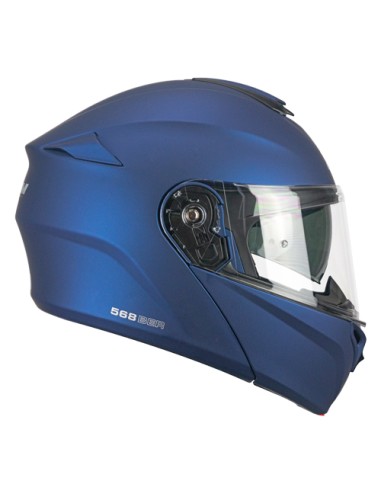 Casco Modulare CGM 568A BER MONO Blu satinato