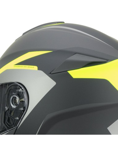 Casco Modulare CGM 568G BER DRESDA Grafite Giallo fluo opaco