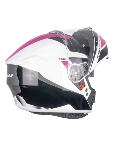 Casco Modulare CGM 568S BER SPORT Nero Fucsia fluo