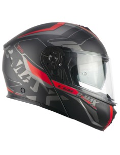 Casco Modulare CGM 569G C-MAX CITY Nero Rosso opaco
