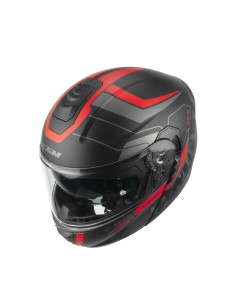 Casco Modulare CGM 569G C-MAX CITY Nero Rosso opaco 2