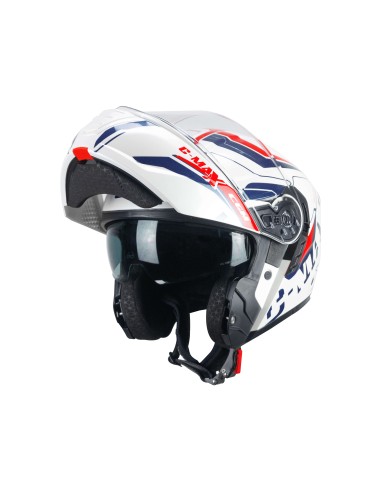 Casco Modulare CGM C-MAX CITY Blu Bianco Rosso