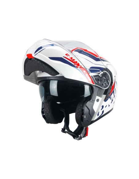 Casco Modulare CGM C-MAX CITY Blu Bianco Rosso