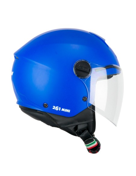 Casco Jet Bambino CGM 261A MINI MONO Azzurro opaco