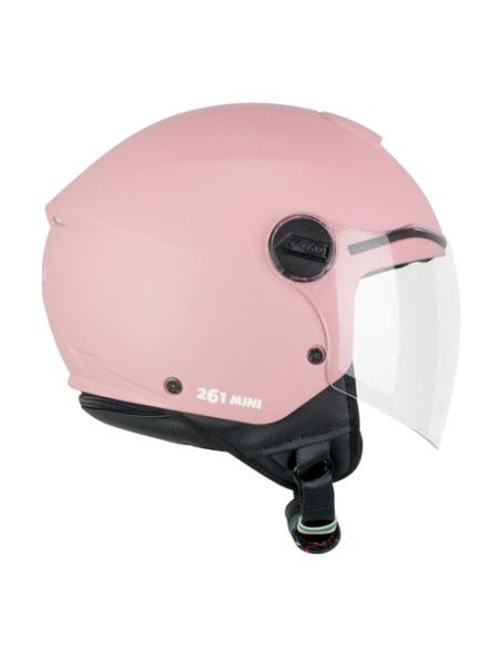 Casco Jet Bambino CGM 261A MINI MONO Rosa opaco