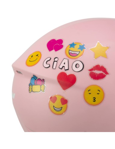 Casco Jet Bambino CGM 261A MINI MONO Rosa opaco