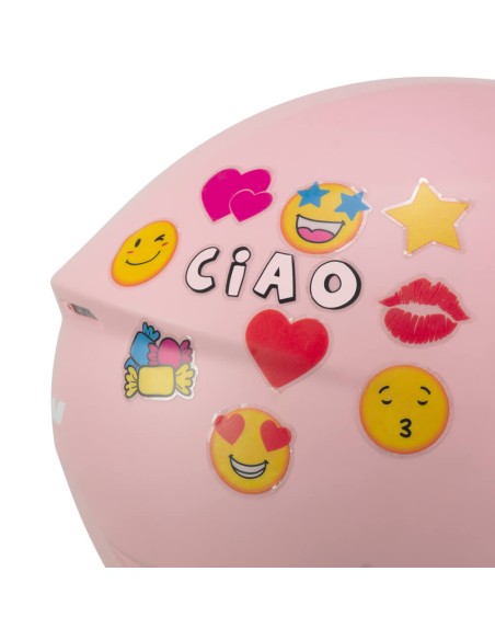 Casco Jet Bambino CGM 261A MINI MONO Rosa opaco