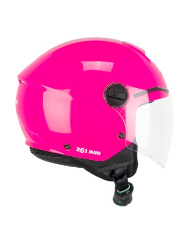 Casco Jet Bambino CGM 261A MINI MONO Fucsia