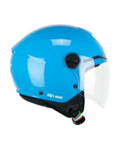 Casco Jet Bambino CGM 261A MINI MONO Celeste