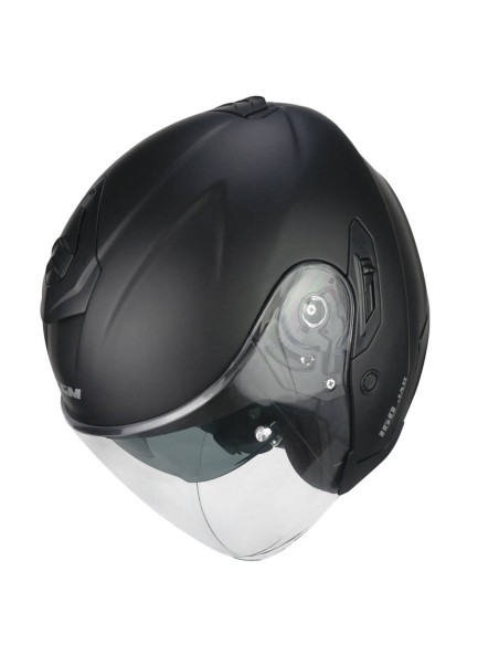 Casco DEMI JET CGM 160A JAD MONO Nero opaco