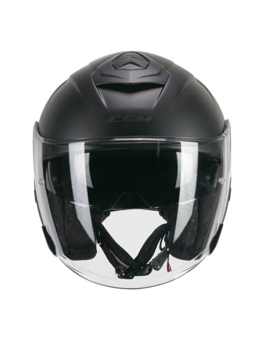 Casco DEMI JET CGM 160A JAD MONO Nero opaco