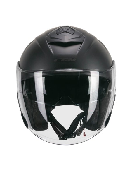 Casco DEMI JET CGM 160A JAD MONO Nero opaco