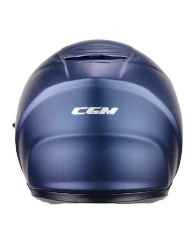 Casco DEMI JET 160A JAD MONO Blu satinato