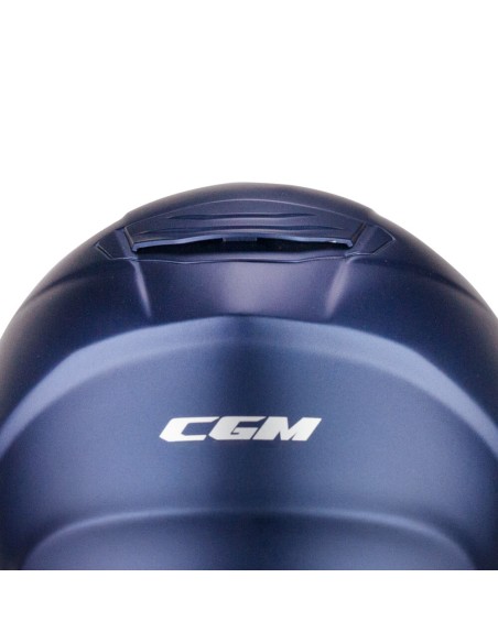 Casco DEMI JET 160A JAD MONO Blu satinato