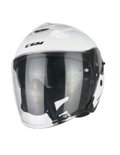 Casco DEMI JET 160A JAD MONO Bianco 2