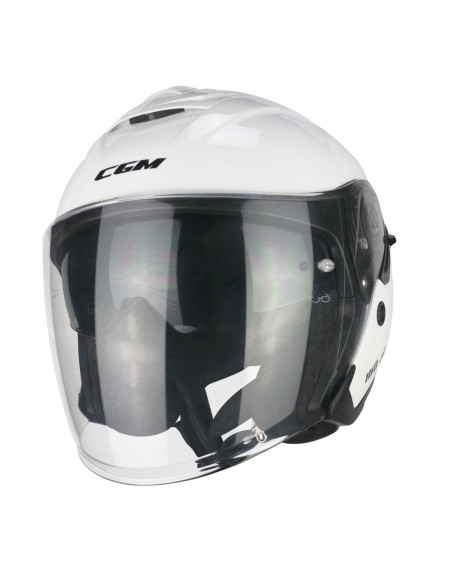 Casco DEMI JET 160A JAD MONO Bianco