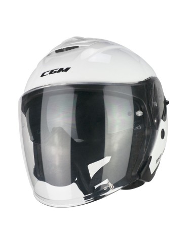Casco DEMI JET 160A JAD MONO Bianco