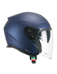 Casco JET CGM 136A RNA MONO Blu satinato
