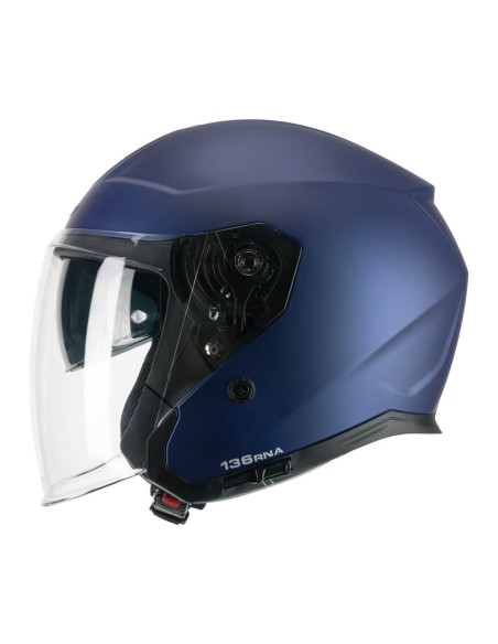 Casco JET CGM 136A RNA MONO Blu satinato