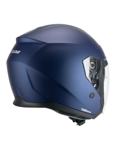 Casco JET CGM 136A RNA MONO Blu satinato