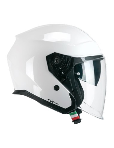 Casco JET CGM 136A RNA MONO Bianco