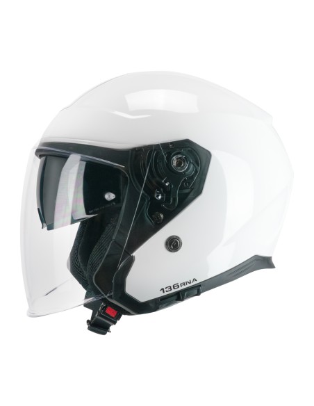 Casco JET CGM 136A RNA MONO Bianco