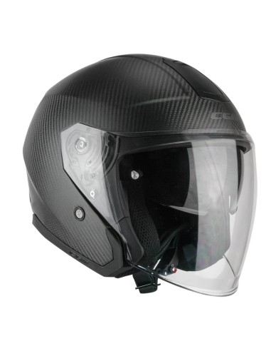 Casco JET CGM 136C RNA PRO Carbon Nero opaco