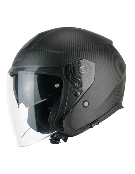 Casco JET CGM 136C RNA PRO Carbon Nero opaco