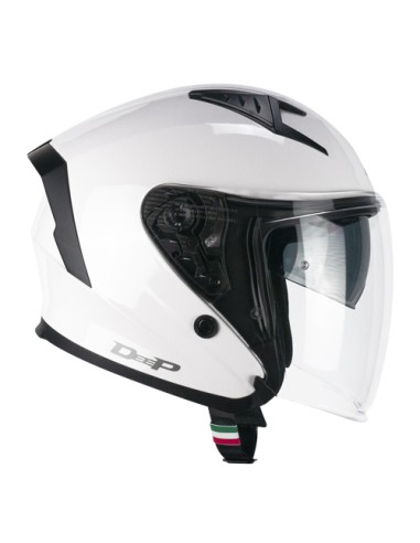 Casco Jet CGM 127A DEEP MONO Bianco