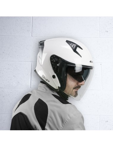 Casco Jet CGM 127A DEEP MONO Bianco