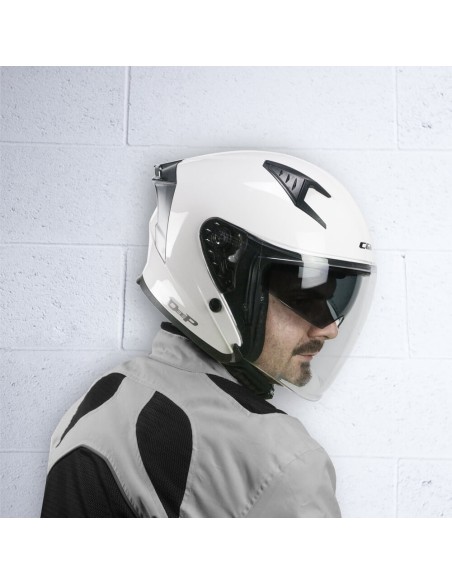Casco Jet CGM 127A DEEP MONO Bianco