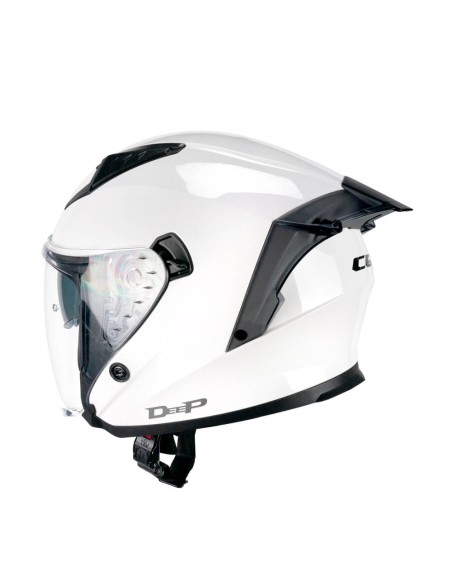 Casco Jet CGM 127A DEEP MONO Bianco