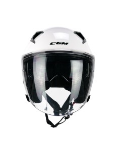 Casco Jet CGM 127A DEEP MONO Bianco 2