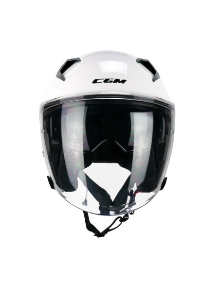 Casco Jet CGM 127A DEEP MONO Bianco