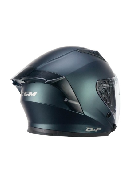 Casco Jet CGM 127A DEEP MONO Petrolio satinato