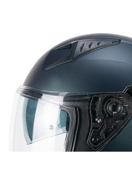 Casco Jet CGM 127A DEEP MONO Petrolio satinato